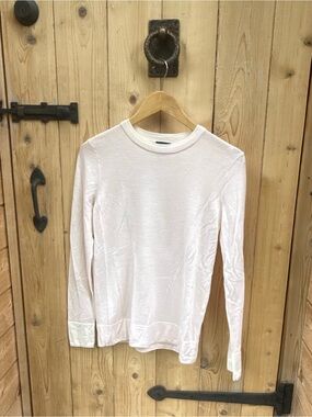 Club Monaco Pale Pink Crewneck Sweater Italian Yarn Size Medium